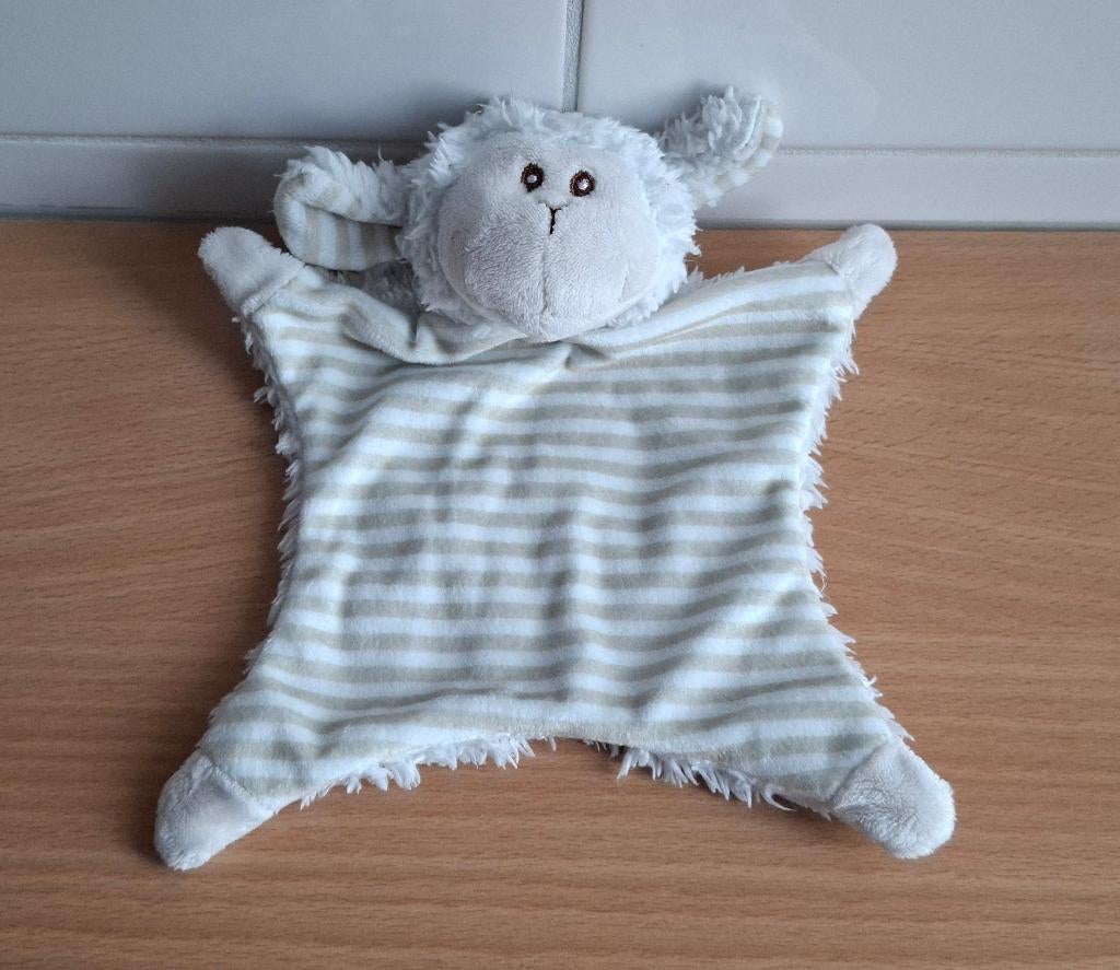 Knuffeldoekje, Knuffel van Ergee, Schaap, Schaapje, Ophalen of Verzenden, Zo goed als nieuw, Overige typen, Wasbaar