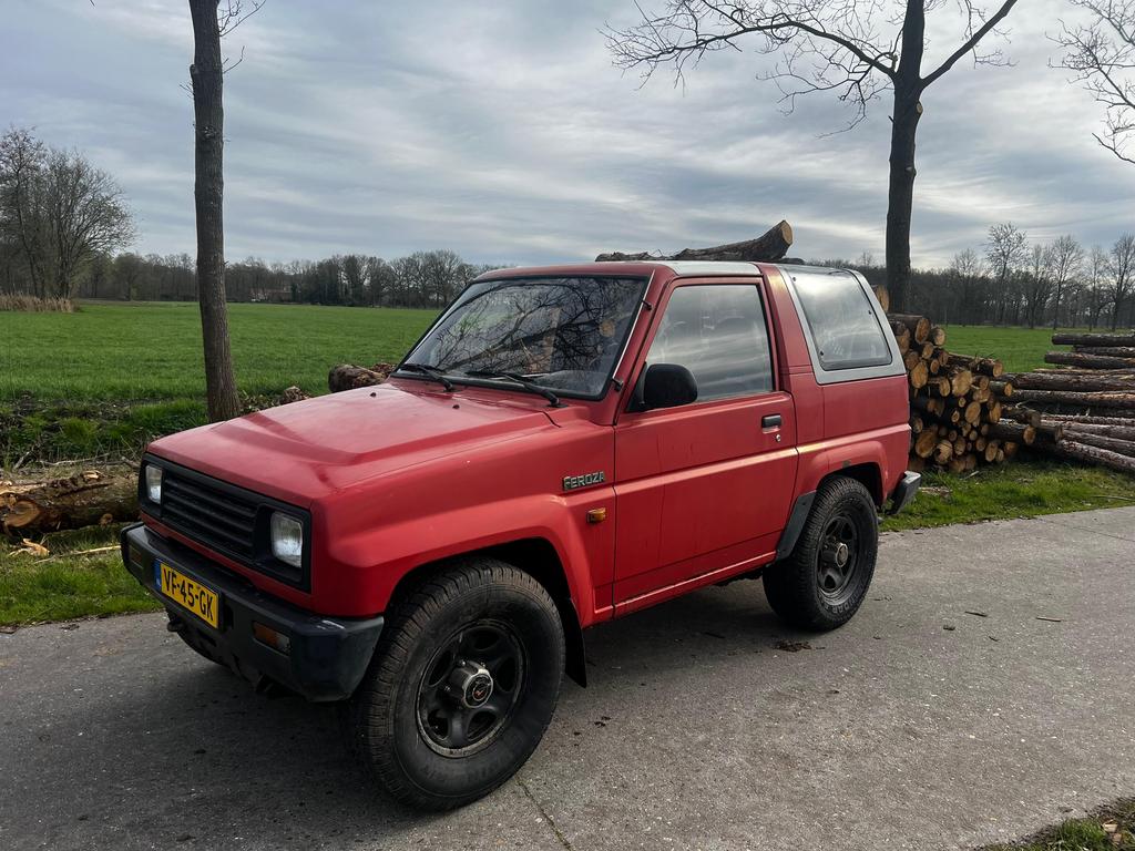 Daihatsu Feroza 1.6 Cabriotop INJ 4WD 1989, Auto's, Daihatsu, 1195 kg, 1589 cc, Origineel Nederlands, Handgeschakeld