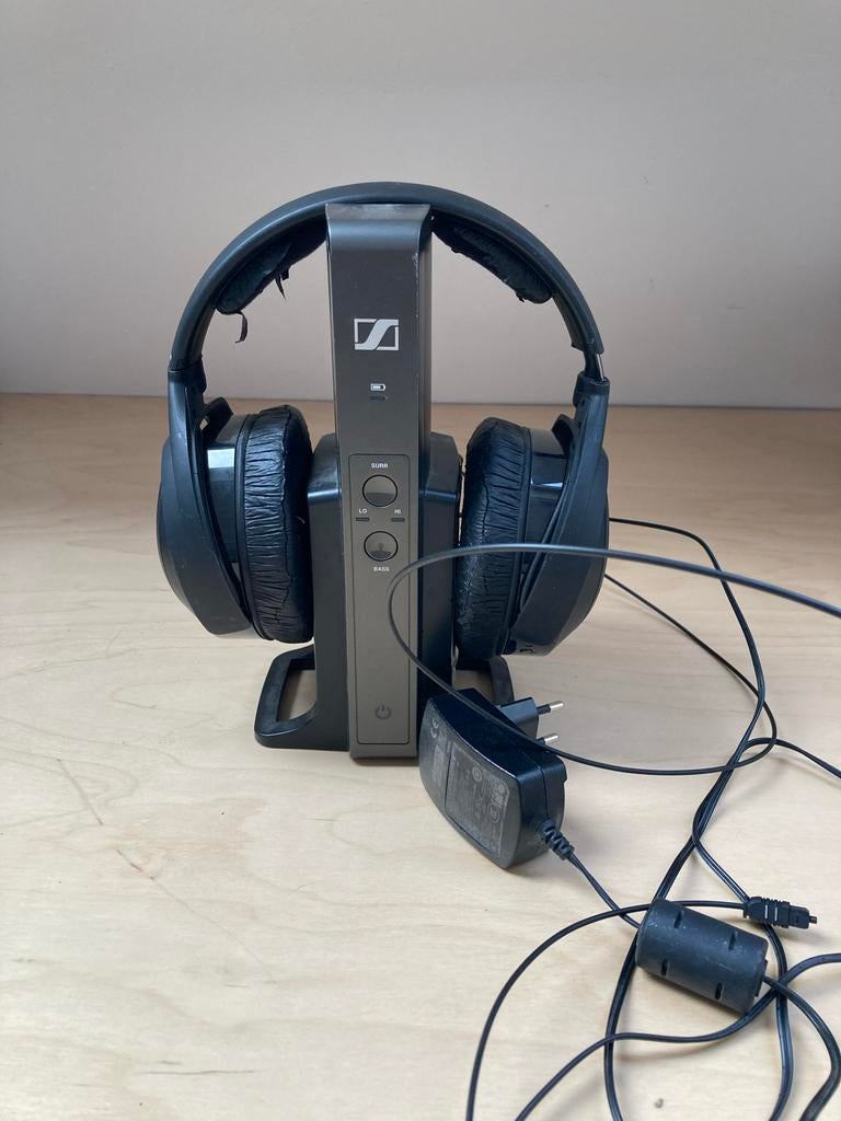 Sennheiser Koptelefoon met basisstation, Audio, Tv en Foto, Koptelefoons, Gebruikt, Sennheiser, Ophalen of Verzenden, Over oor (circumaural)