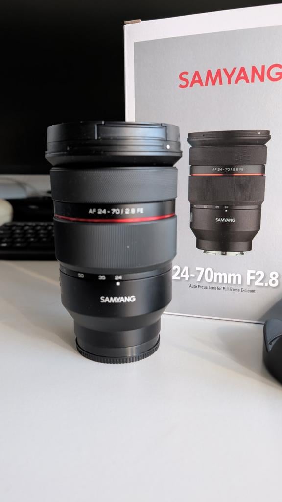 Samyang 24-70 F2.8 Sony FE mount, Audio, Tv en Foto, Fotografie | Lenzen en Objectieven, Ophalen of Verzenden, Zo goed als nieuw