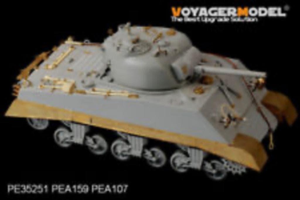 Voyager pea159 WWII USMC M4A2 Mid Tank Skirts DML 1/35, Overige merken, Tank, Verzenden, 1:32 tot 1:50