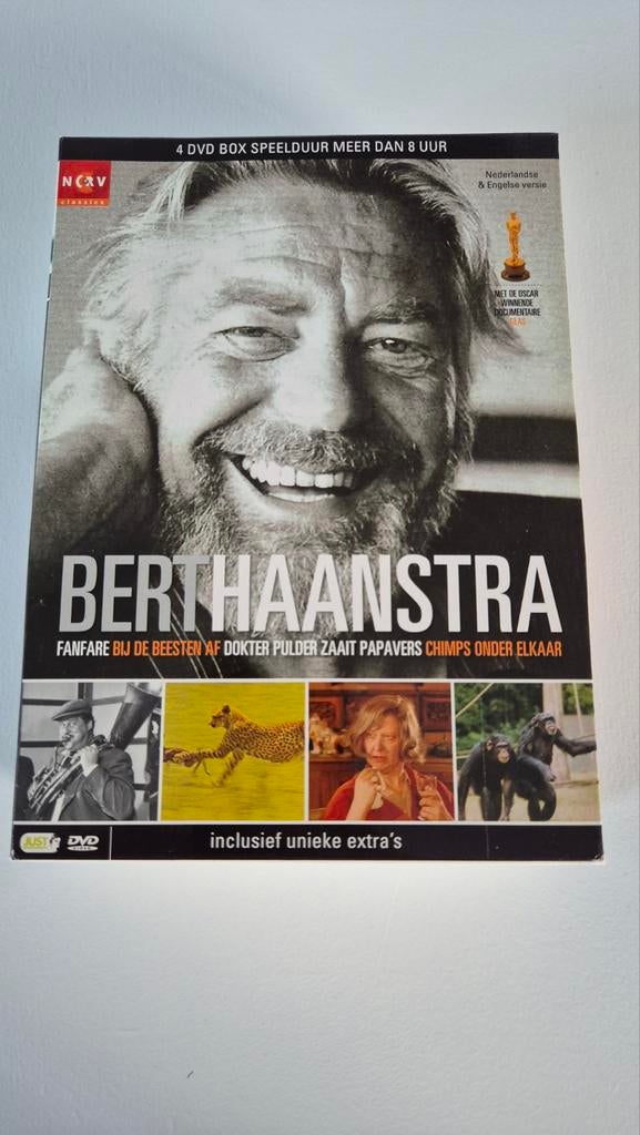 Bert Haanstra DVD Box - 4 Documentaires, Ophalen, Alle leeftijden, Boxset, Zo goed als nieuw