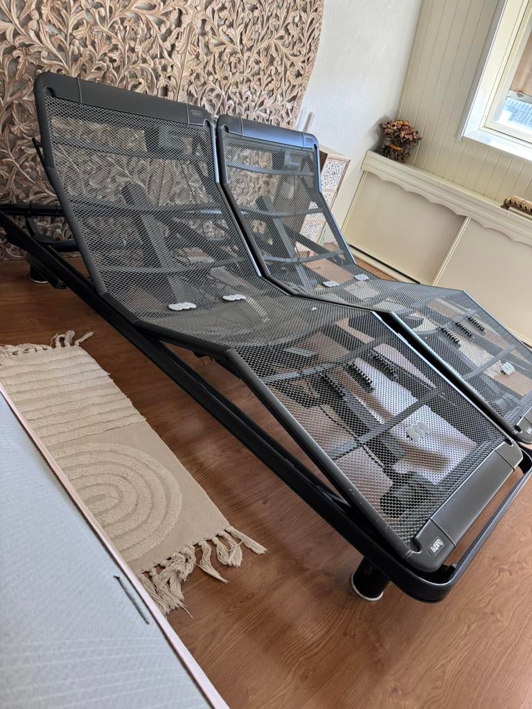 Auping elektrische verstelbare bodem 160x200, Tweepersoons, Ophalen of Verzenden, 200 cm, 160 cm