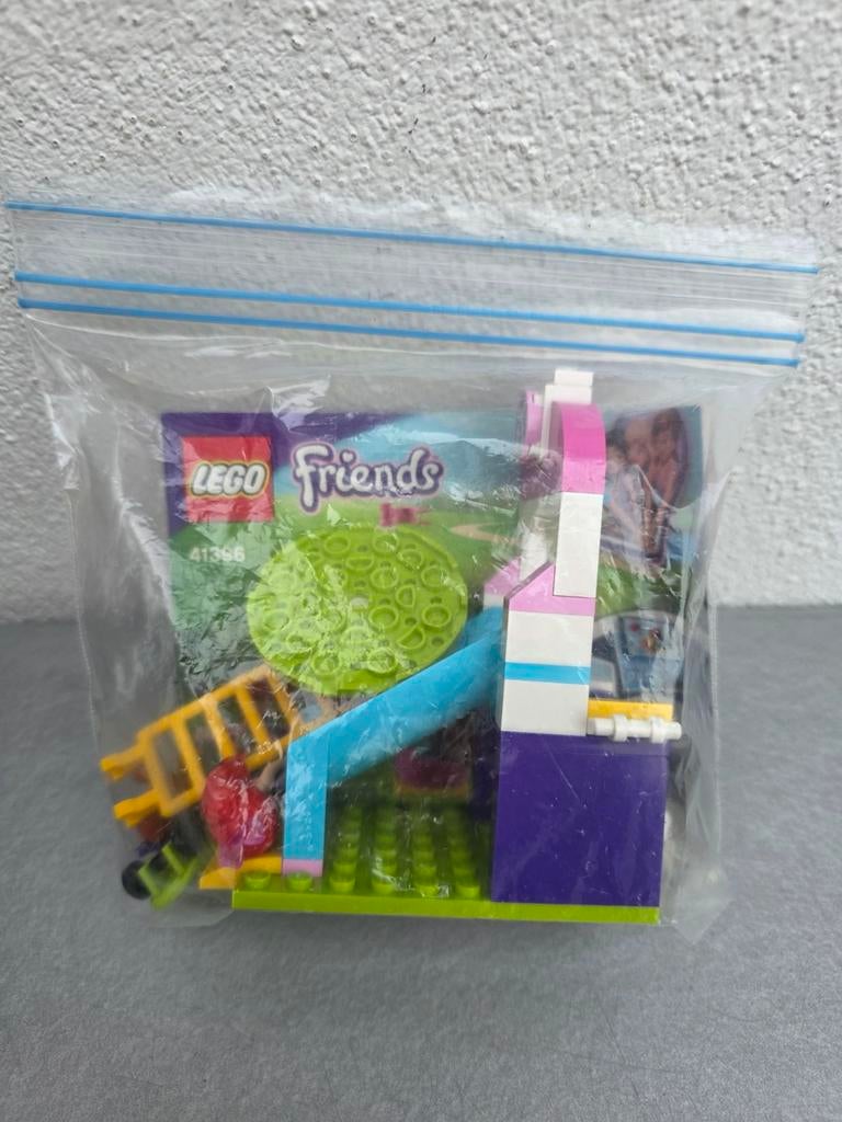 Lego Friends 41396 Puppy Speeltuin, Ophalen of Verzenden, Zo goed als nieuw, Complete set, Lego