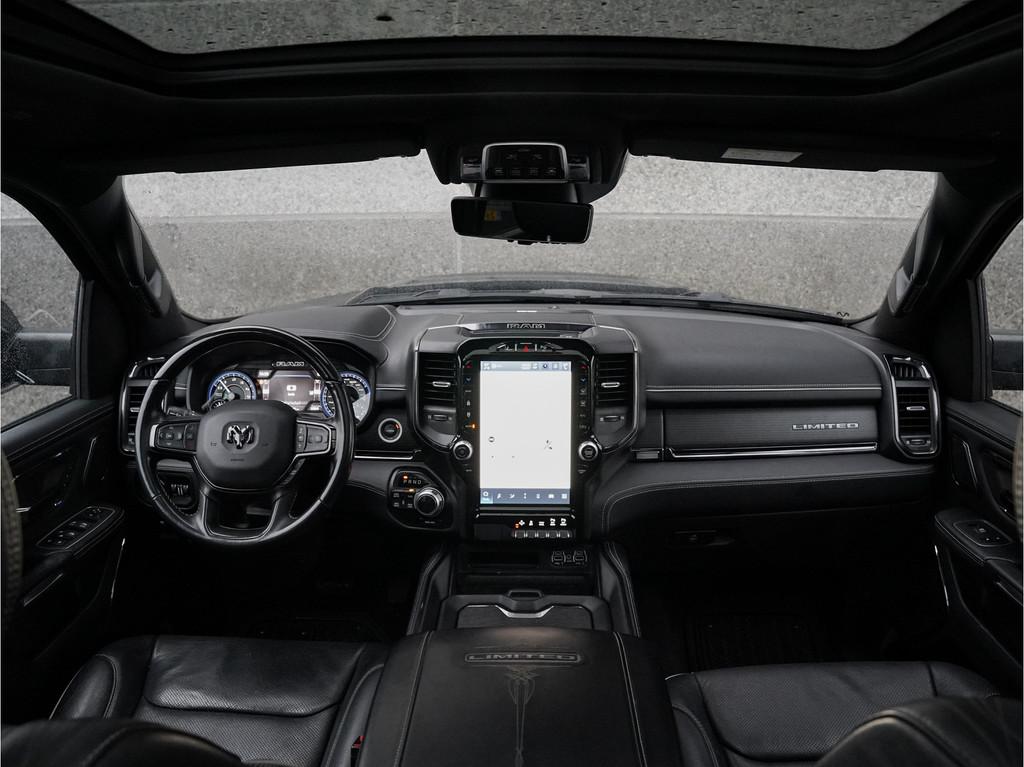 Dodge Ram 1500 5.7 V8 4x4 Crew Cab Limited Night |Adaptive C, Auto's, Automaat, Gebruikt, 402 pk, Wit