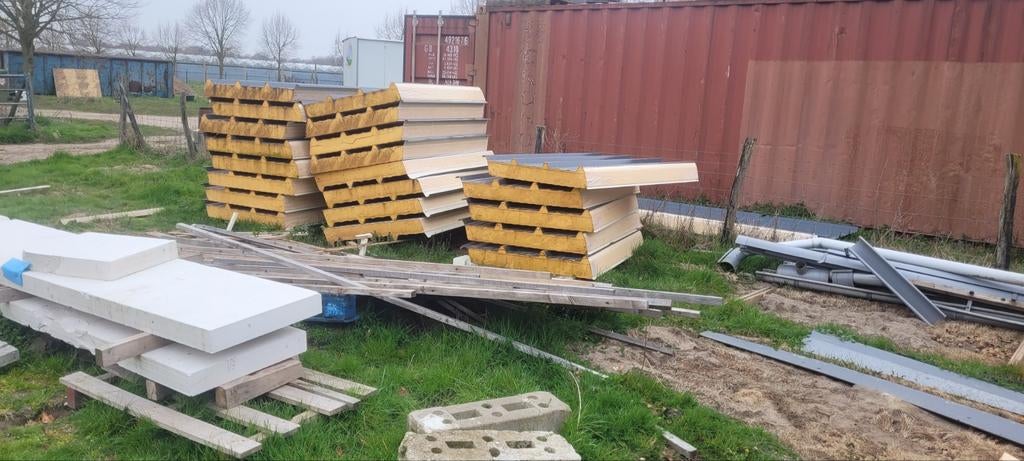 Isolatie damwand panelen, Ophalen of Verzenden, Hardschuim (Pir), 15 m² of meer