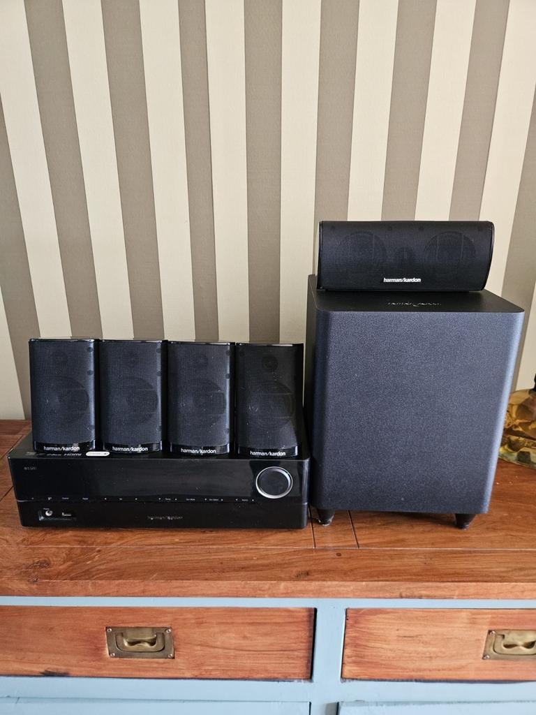 Harman Kardon Home Cinema Set - 5.1 Systeem, Gebruikt, 70 watt of meer, 5.1-systeem, Overige spelers