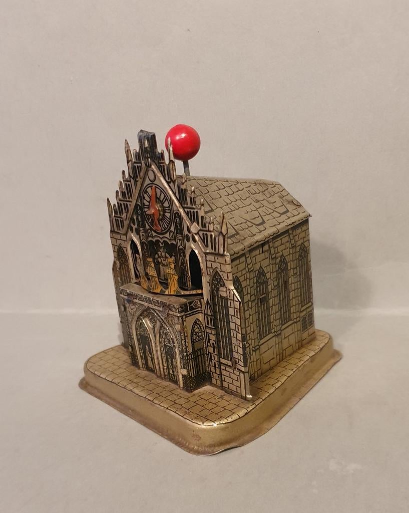 Blikken CKO Kellermann spaarpot Duitsland 40er jaren., Antiek en Kunst, Antiek | Speelgoed, Ophalen of Verzenden