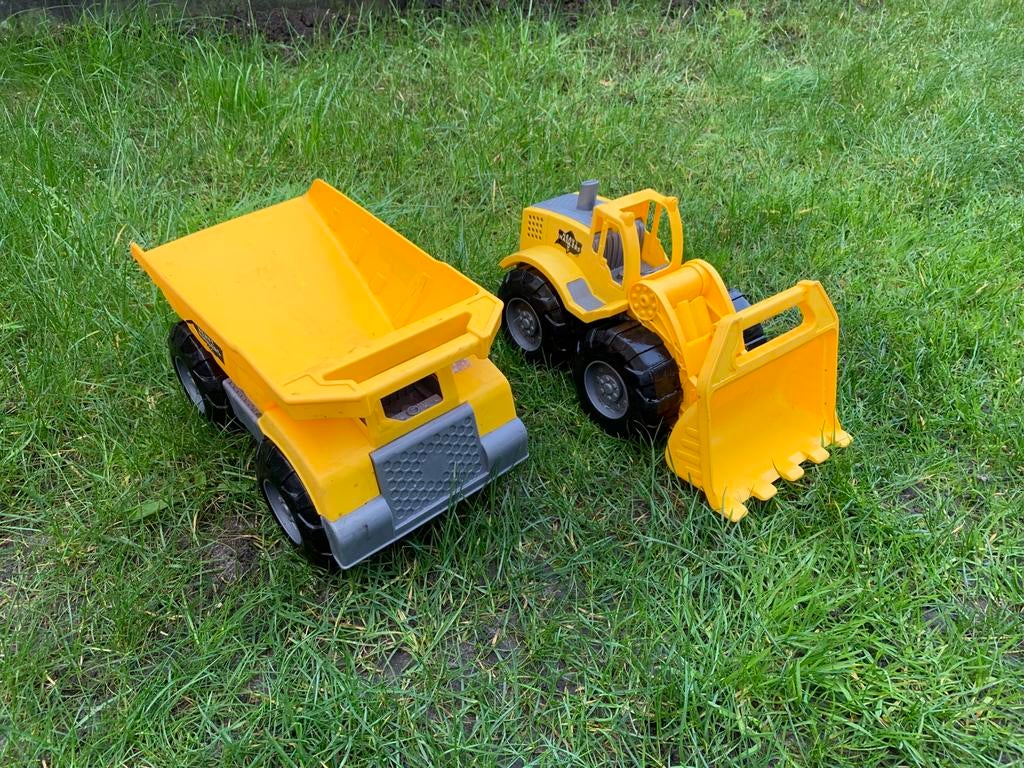 Kiepwagen & buldozer, Ophalen of Verzenden, Gebruikt