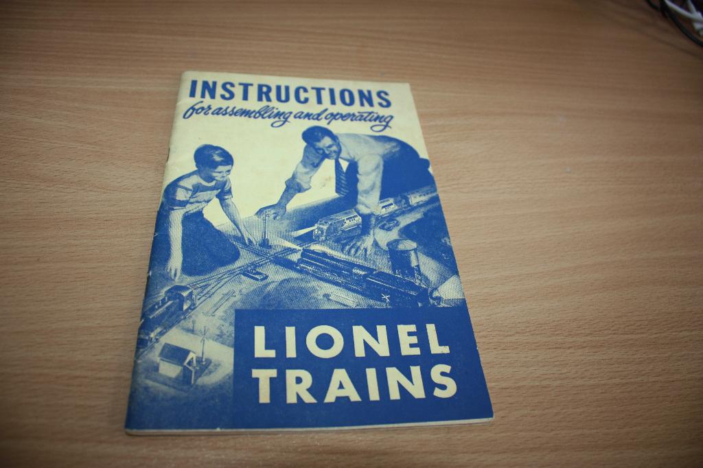 Lionel instructions for assembling and operating 1950, Overige merken, Wisselstroom, Gebruikt, Verzenden