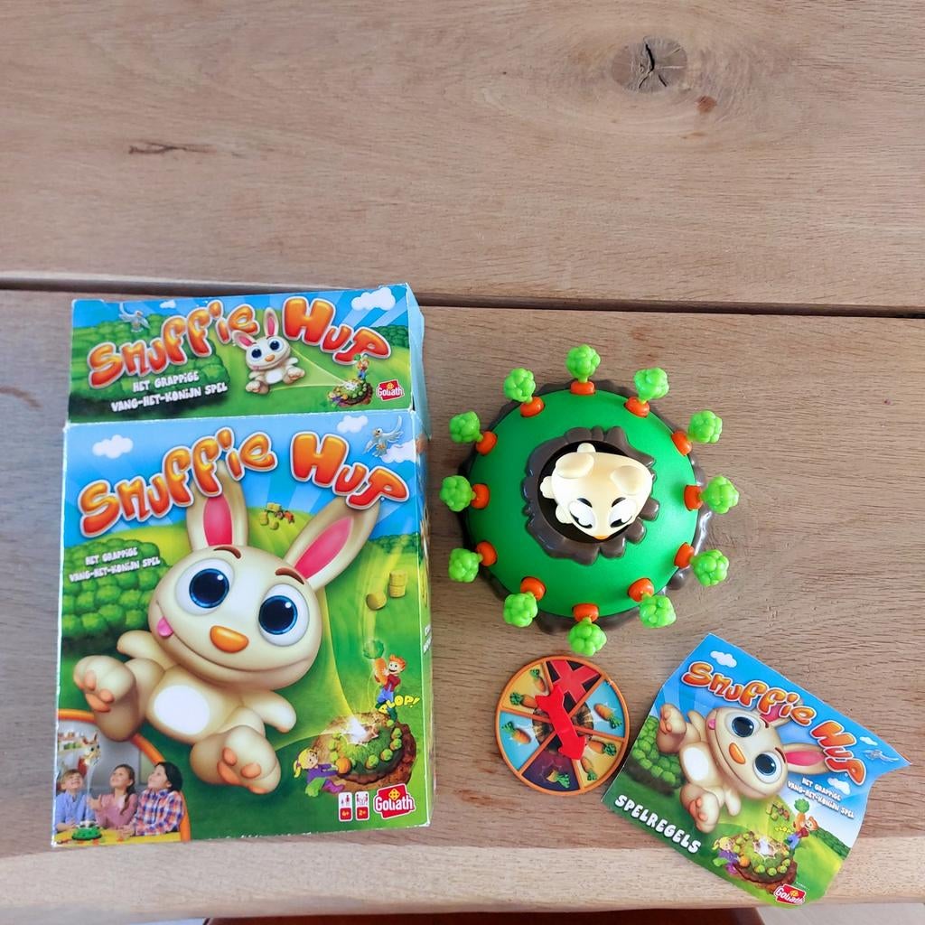 Snuffie Hup spel, Hobby en Vrije tijd, Gezelschapsspellen | Bordspellen, Ophalen of Verzenden, Gebruikt, Goliath