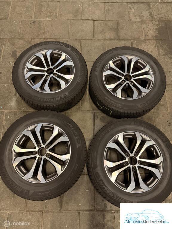 W253 GLC Lm velgen winterbanden 17 inch 235/65/17, Gebruikt, Velg(en), Ophalen of Verzenden