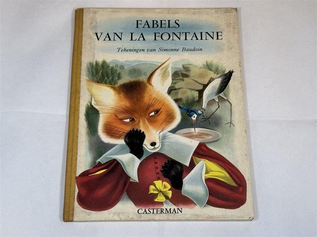 Fabels van La Fontaine [1955] — Vintage Prentenboek, Ophalen of Verzenden, Gelezen