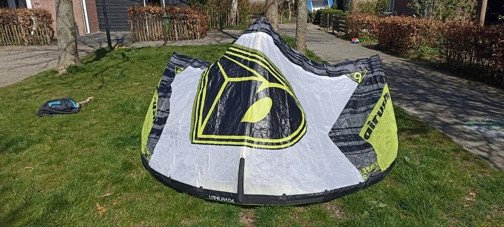 Airrush Lithium 6m met bar en lijnen, Gebruikt, Bar, Geen board, Ophalen of Verzenden