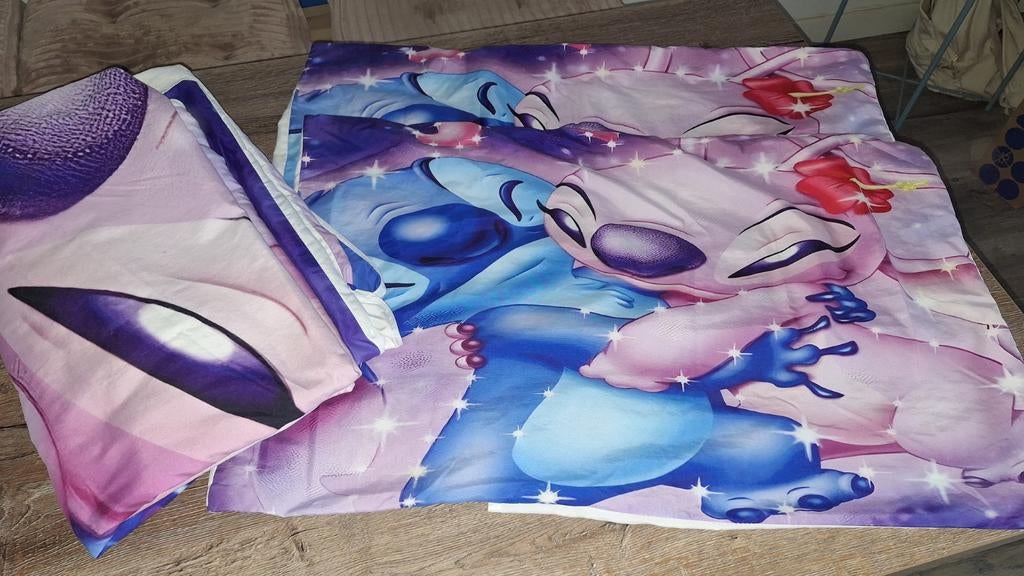 Lilo en Stitch dekbedovertrek 140x200 met 2 kussenslopen, Ophalen