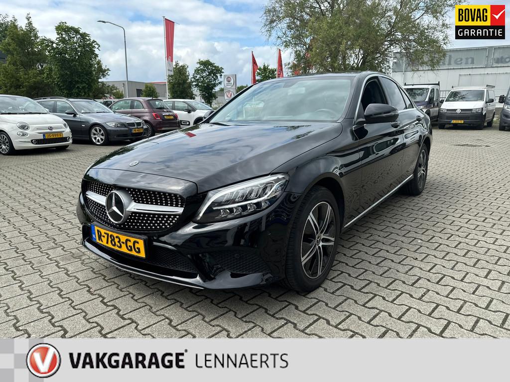 Mercedes-Benz C-klasse 180 Business Solution Luxury, Automaat, 12 maanden, Leder en Stof, Zwart