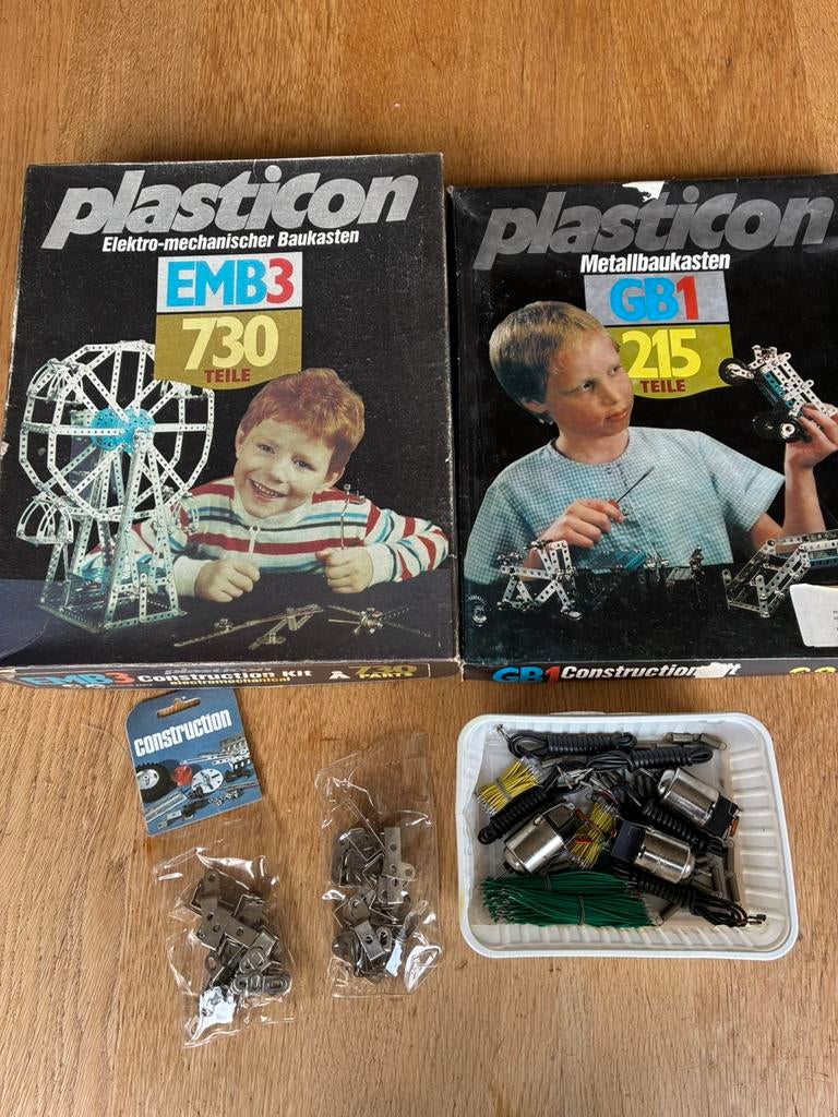 Vintage Construction Plasticon meccano verzameling, Kinderen en Baby's, Speelgoed | Educatief en Creatief, Zo goed als nieuw, Ophalen of Verzenden