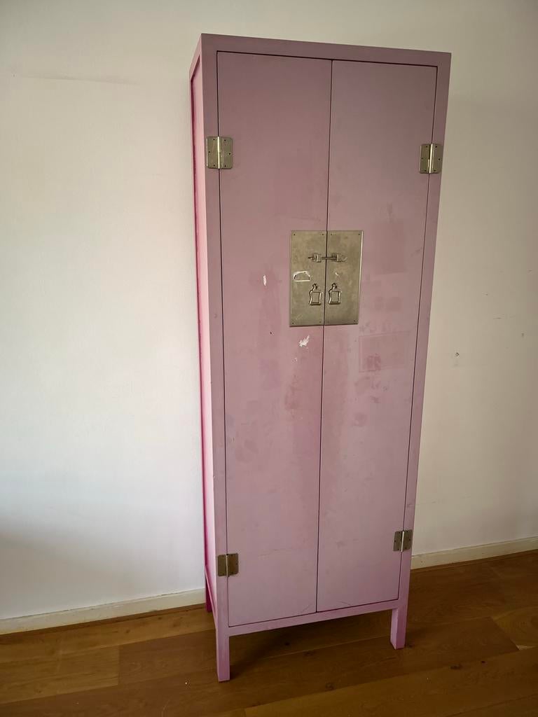 Chinese kast, roze, Ophalen, Gebruikt, Met deur(en), 200 cm of meer