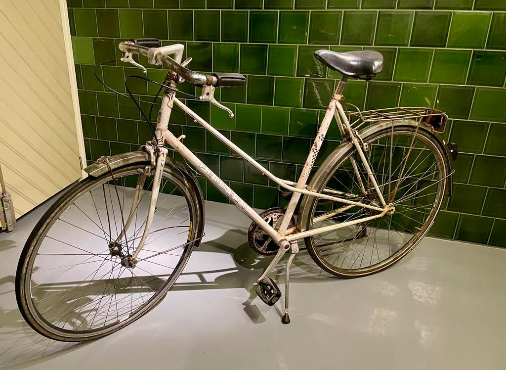 Peugeot mixte dames racefiets, Fietsen en Brommers, Fietsen | Oldtimers, 55 tot 59 cm, Ophalen of Verzenden