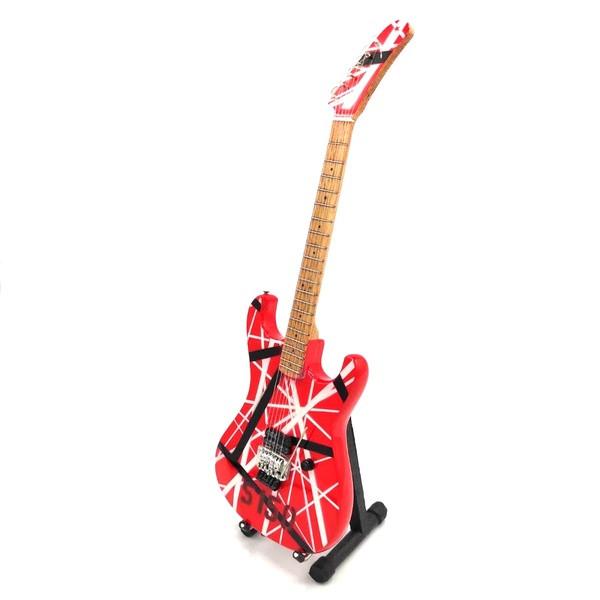 Eddie van Halen miniatuur gitaar van hout mini guitar deco, Info@deconoord.nl, Deco Noord, Nieuw, Ophalen of Verzenden