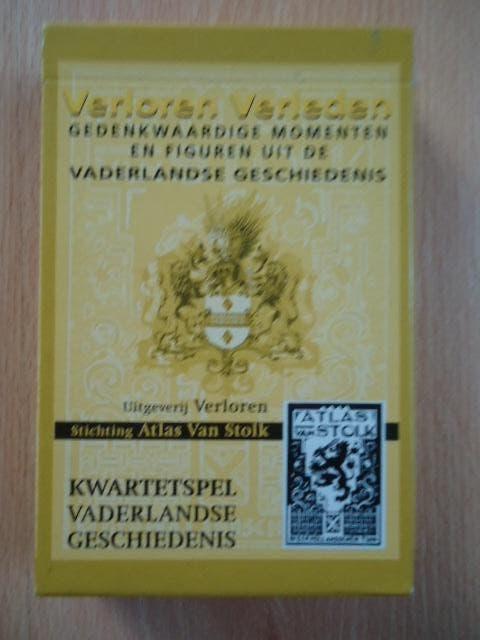 Verloren verleden, kwartetspel vaderlandse geschiedenis, Verzamelen, Ophalen of Verzenden, Zo goed als nieuw, Kwartet(ten)