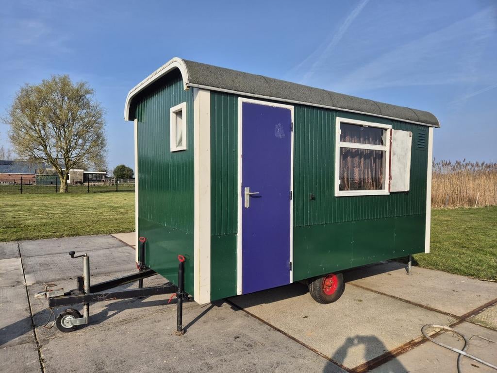 Pipowagen, schaftkeet, Doe-het-zelf en Verbouw, Bouwketen en Schaftketen, Ophalen, Nieuw