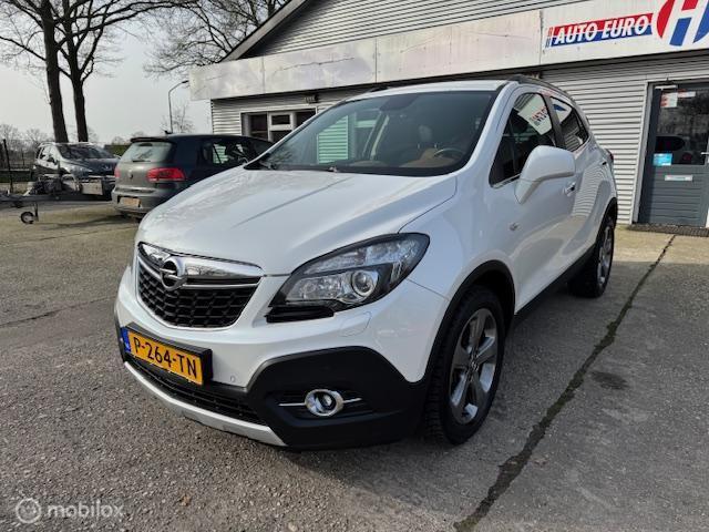 Opel Mokka 1.4 Turbo 4X4 Automaat Cosmo, Euro 5, Gebruikt, 4 cilinders, Leder en Stof