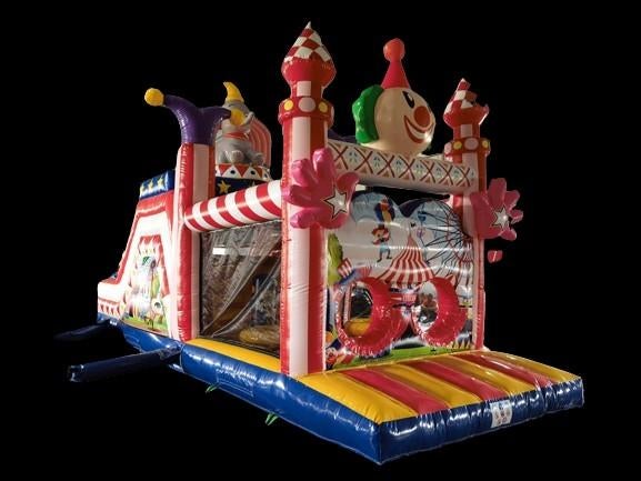 Te koop mooie nieuwe stormbaan circus 10 x 3,1 meter, Ophalen of Verzenden, Nieuw, Verjaardag