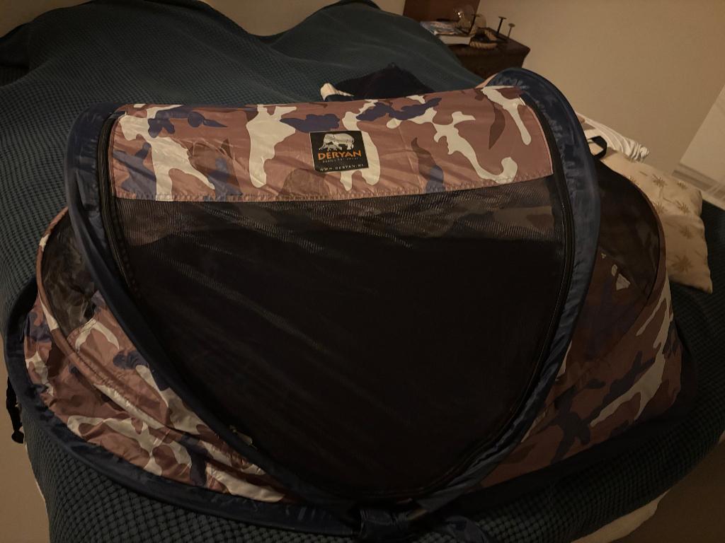 Deryan travel cot klein, Ophalen, Gebruikt