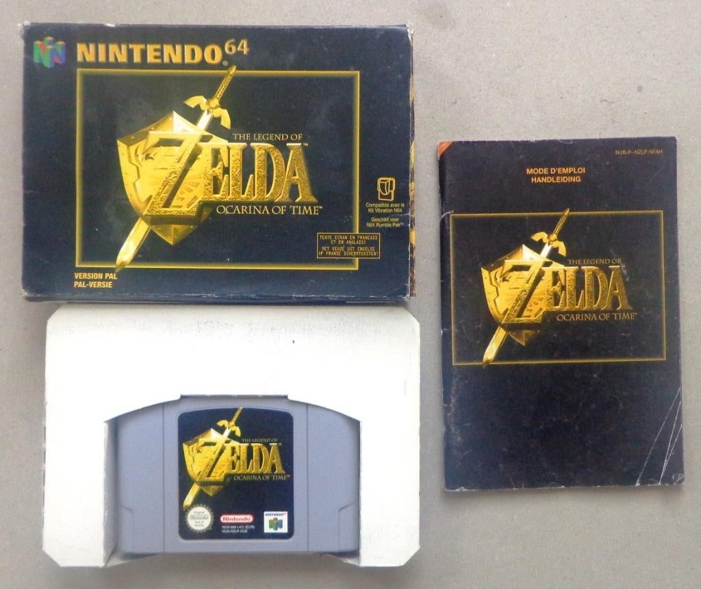 Zelda Ocarina of Time voor de Nintendo 64 Compleet, Avontuur en Actie, Gebruikt, 1 speler, Ophalen of Verzenden
