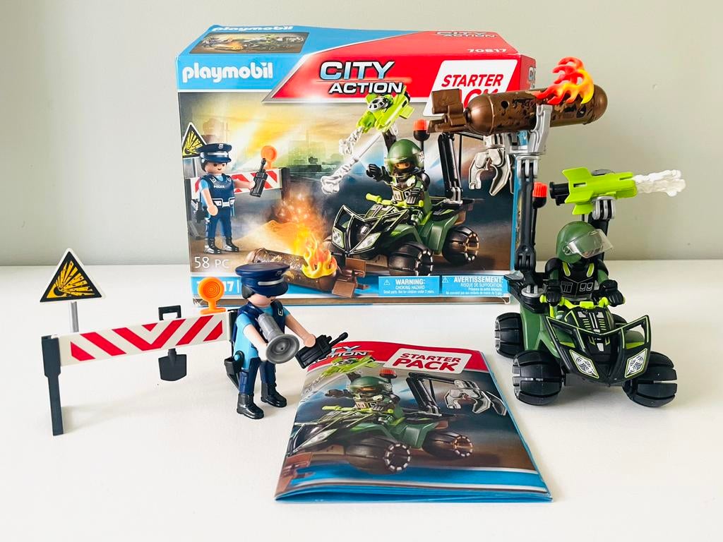 Playmobil | City Action Starter Pack 70817, Ophalen of Verzenden, Zo goed als nieuw