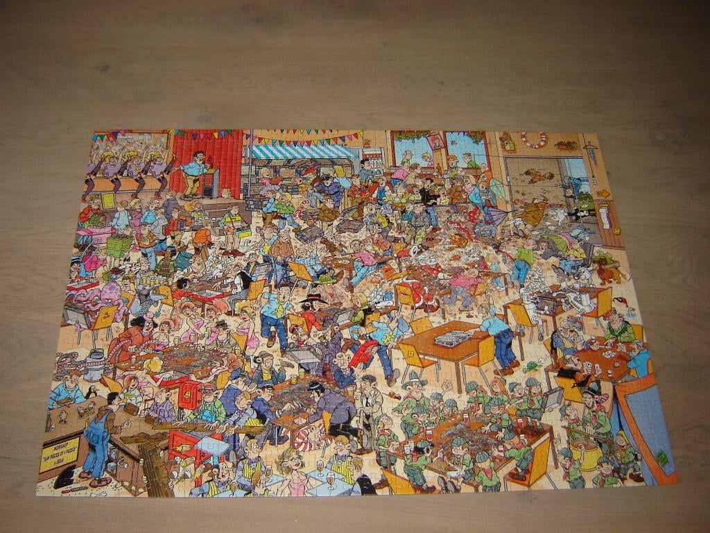 Puzzel Jan van Haasteren NK PUZZELEN 1000 st., Ophalen of Verzenden, 500 t/m 1500 stukjes, Zo goed als nieuw, Legpuzzel