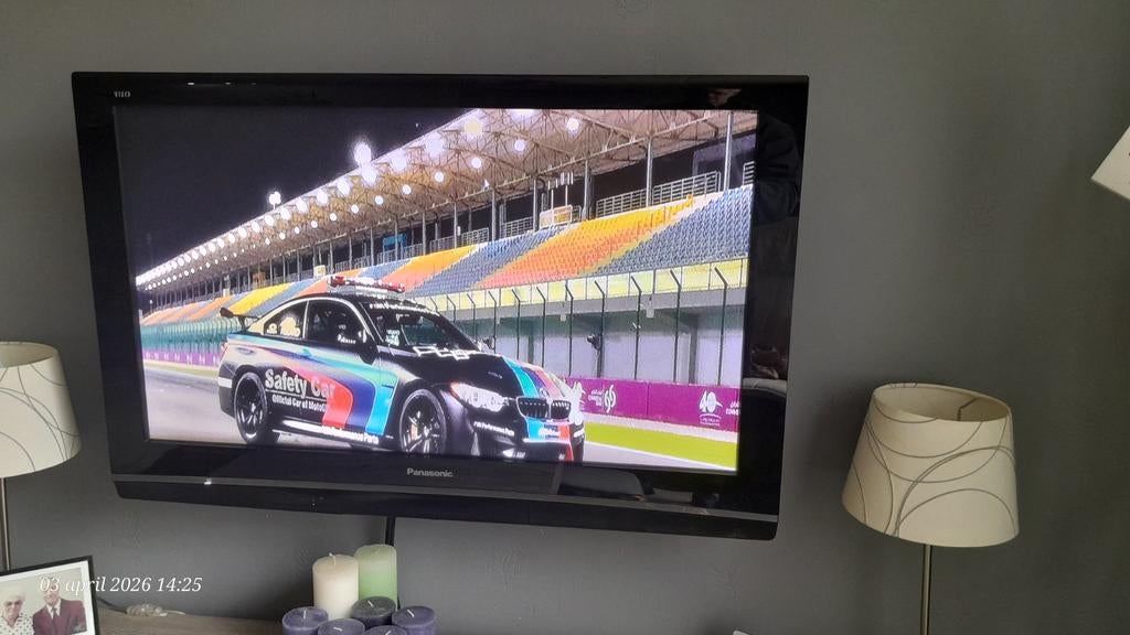 35" plasma tv, Ophalen, Gebruikt, Panasonic, 50 Hz