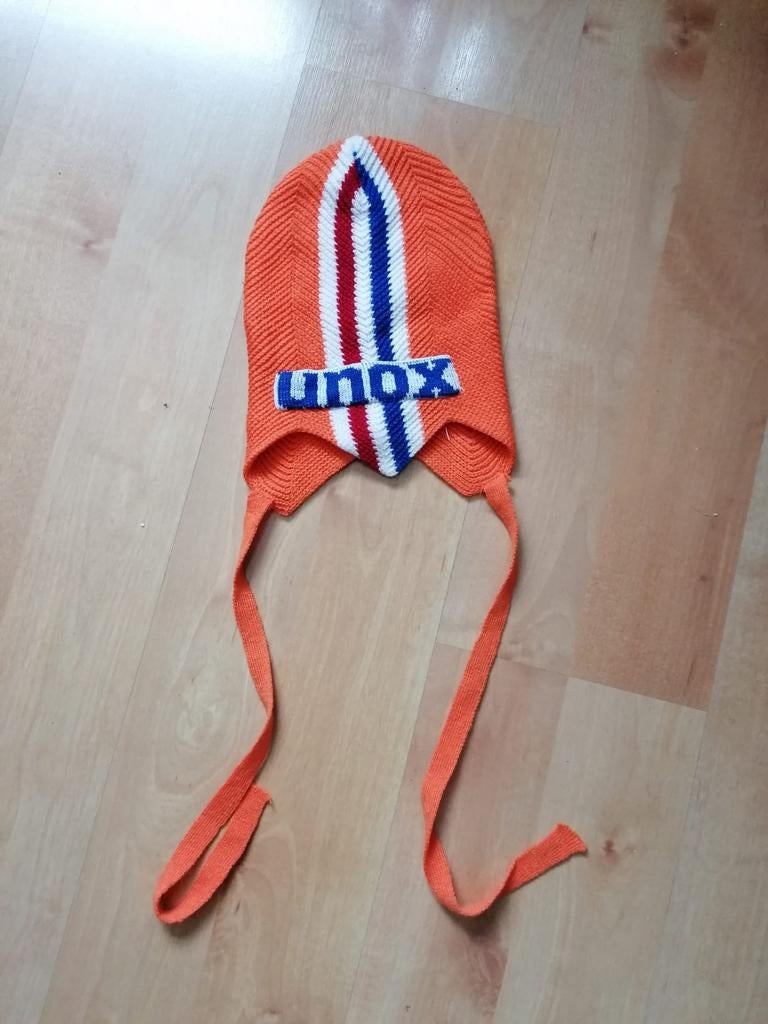 Oranje Unox muts, Ophalen of Verzenden, Zo goed als nieuw, Muts