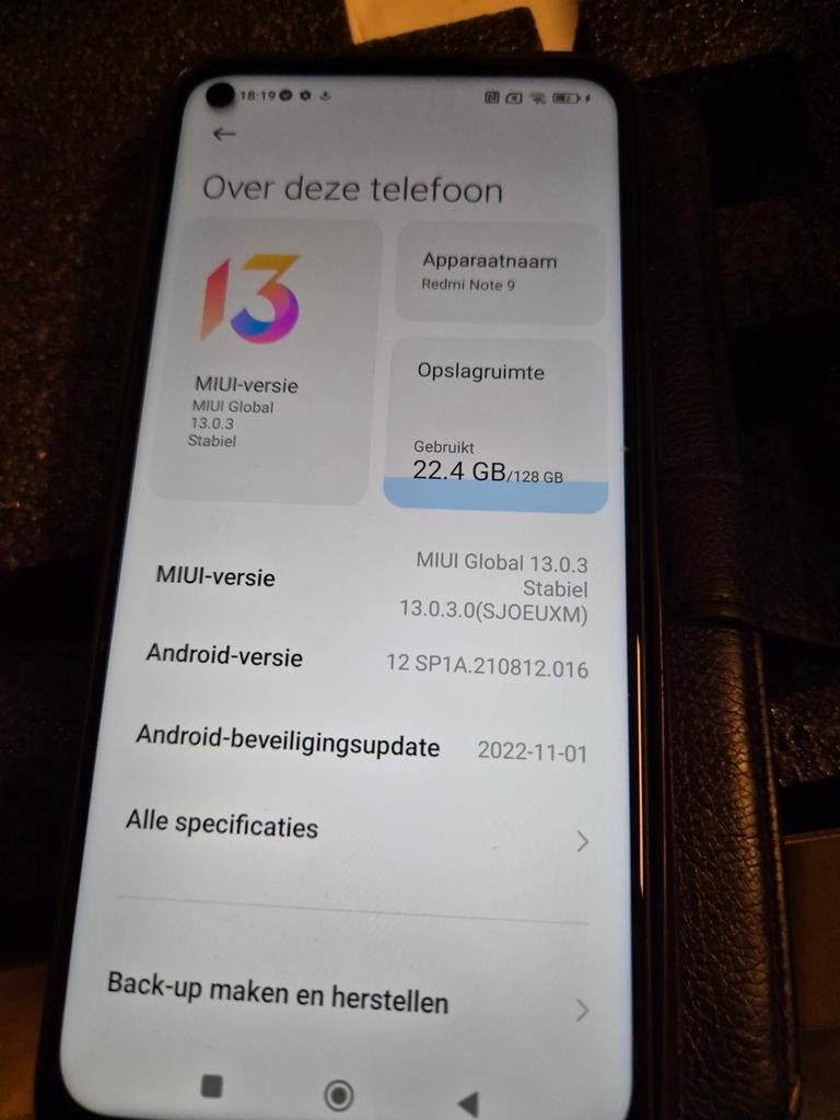 Redmi Note 9 - Keurig nette staat met hoesje, Ophalen of Verzenden, Zo goed als nieuw, Klassiek of Candybar, Zonder simlock