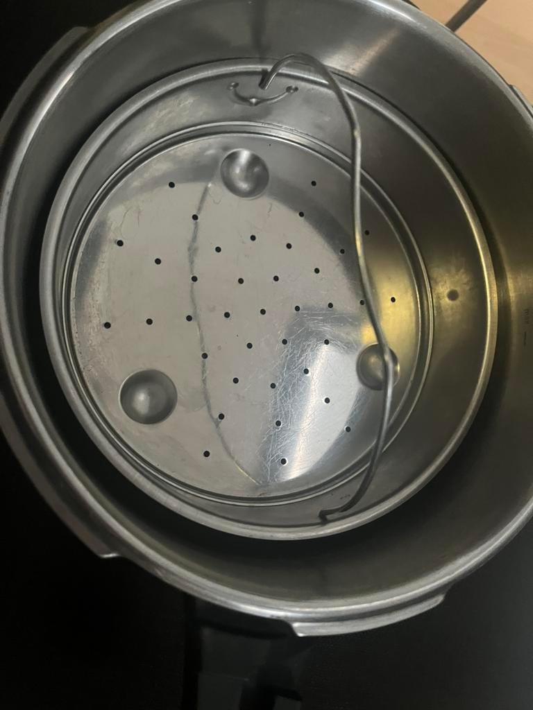 Snel kookpan3lt, Ophalen of Verzenden, Gebruikt, Rvs, Kookpan of Snelkookpan