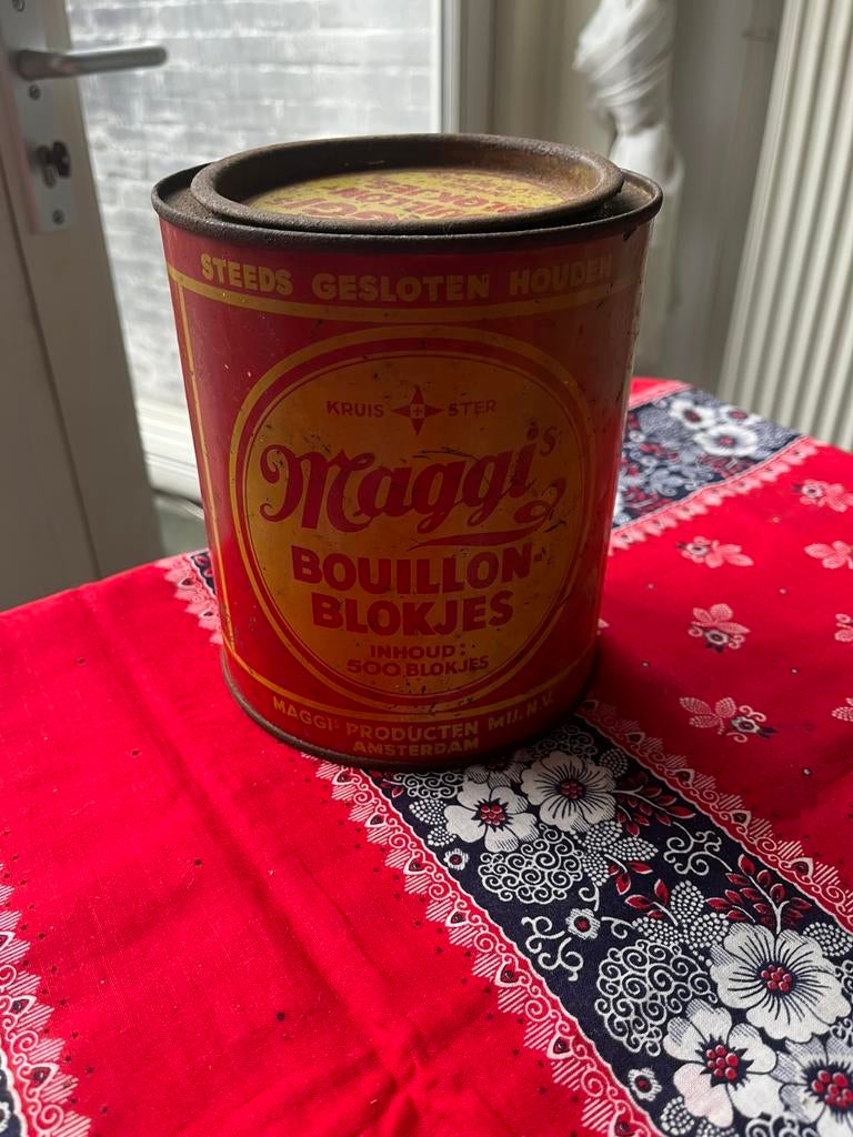 Maggi Bouillon Blokjes, Verzamelen, Blikken, Ophalen of Verzenden, Gebruikt, Overige, Overige merken