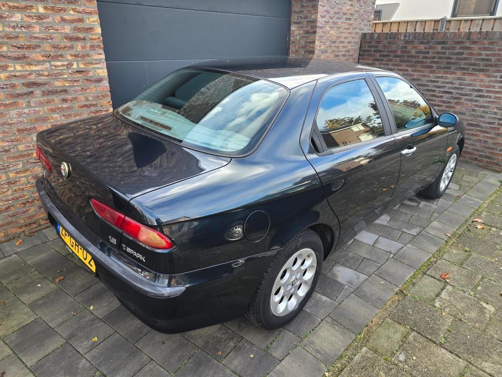 Alfa Romeo 156 1.8 Twin Spark 1999 Blauw 1ste eigenaar, Auto's, Alfa Romeo, Stof, 4 cilinders, Blauw, Origineel Nederlands