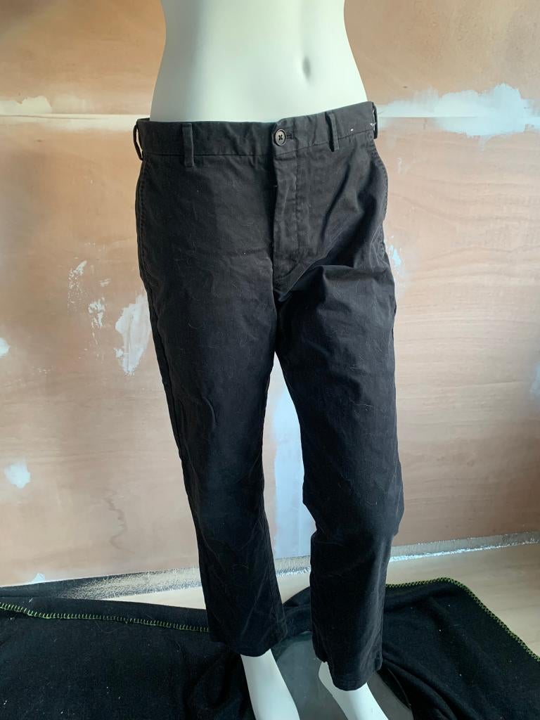 Uniqlo Slim Fit Chino Trousers, maat 85 waist, Uniqlo, Zwart, Overige maten, Ophalen of Verzenden