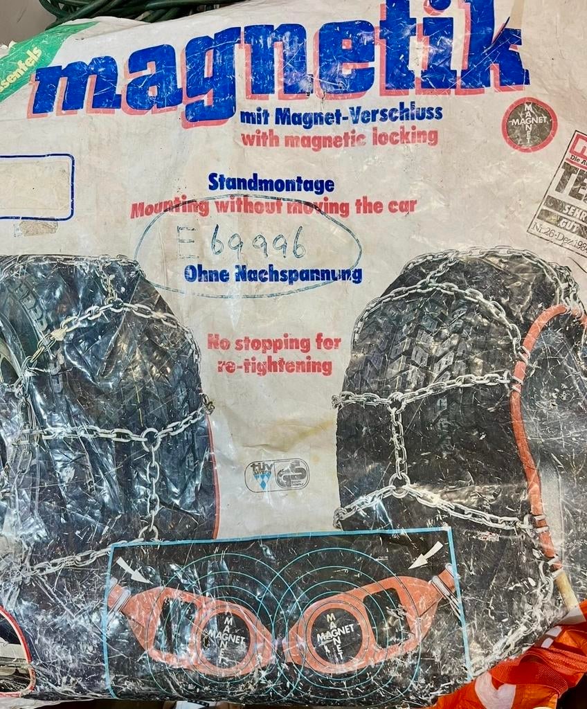 Magnetik Sneeuwkettingen 195/65 R15, 205/55 R16, Auto diversen, Sneeuwkettingen, Ophalen of Verzenden, Gebruikt