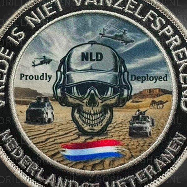 Veteranen Patches, Verzamelen, Militaria | Algemeen, Ophalen of Verzenden, Landmacht, Nederland, Embleem of Badge