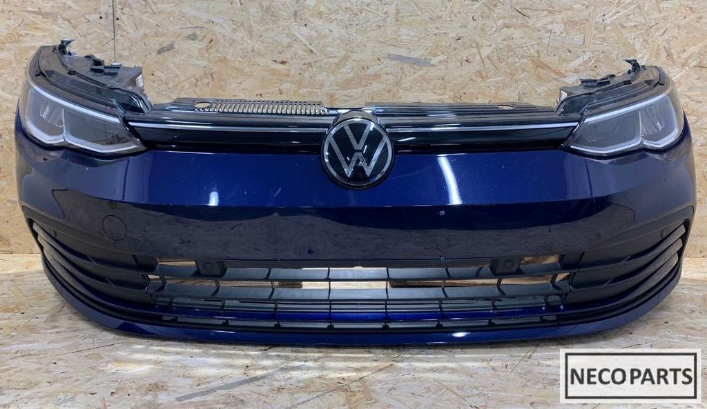 VW GOLF 8 VOORKOP BUMPER MOTORKAP SCHERMEN KOPLAMP KOELER, Gebruikt, Volkswagen, -, Ophalen of Verzenden