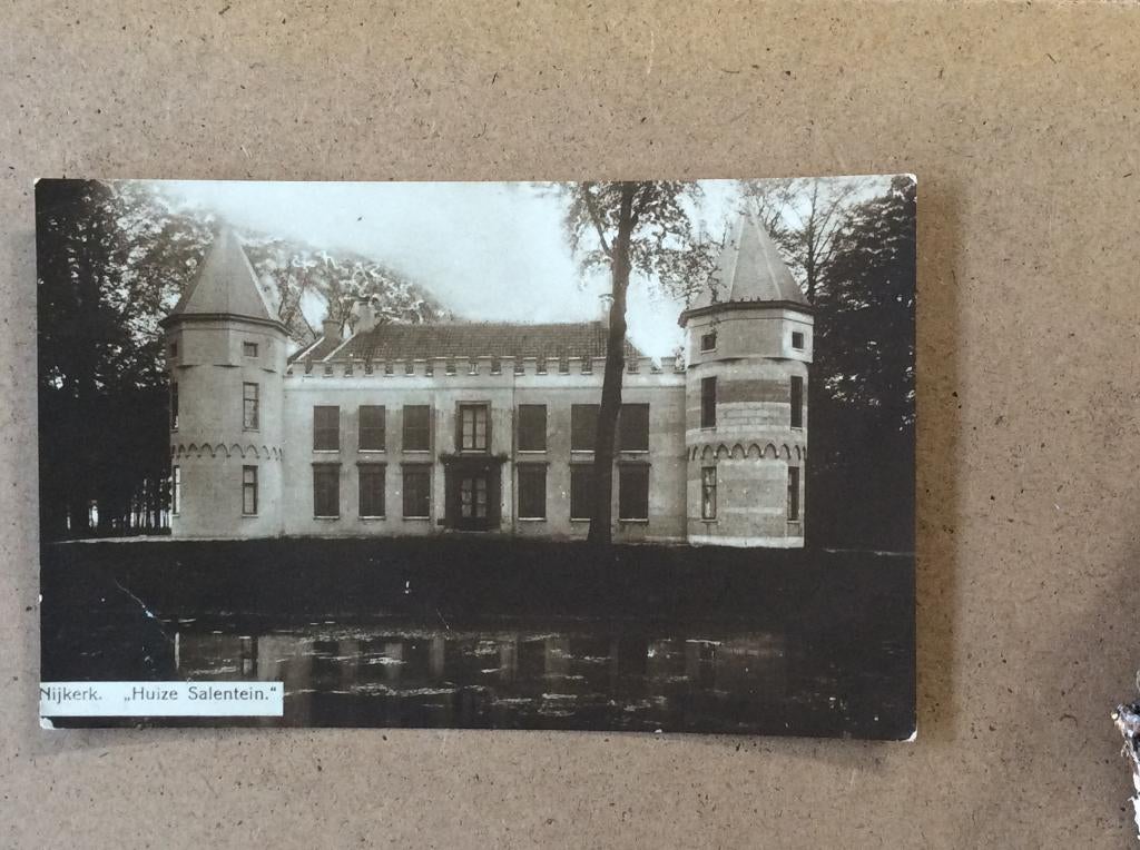 Nijkerk, Huize Salentein, Ophalen of Verzenden, 1920 tot 1940, Gelopen, Gelderland