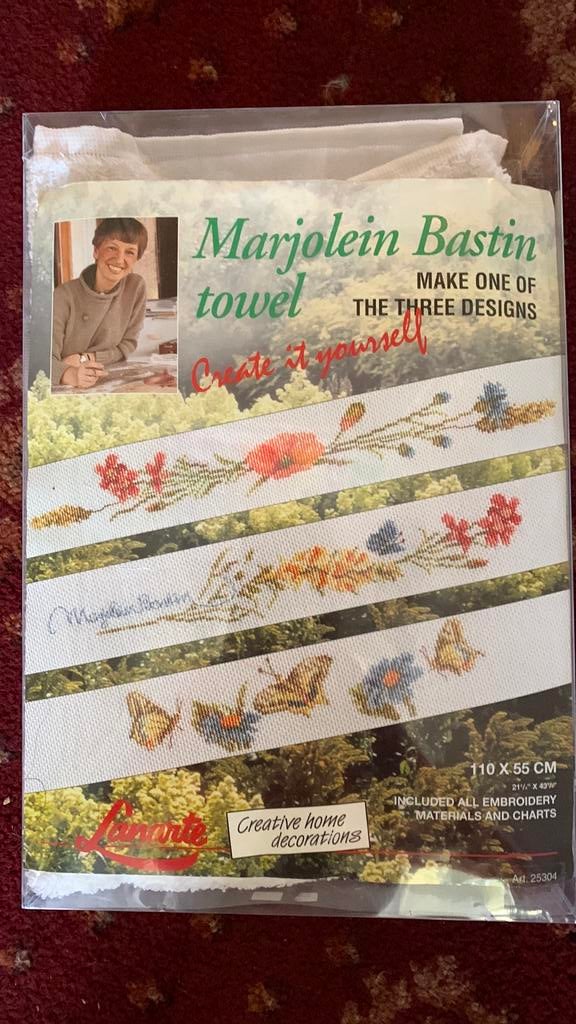 Handdoek marjolein bastin borduurpakket, Ophalen of Verzenden, Nieuw, Borduurpakket