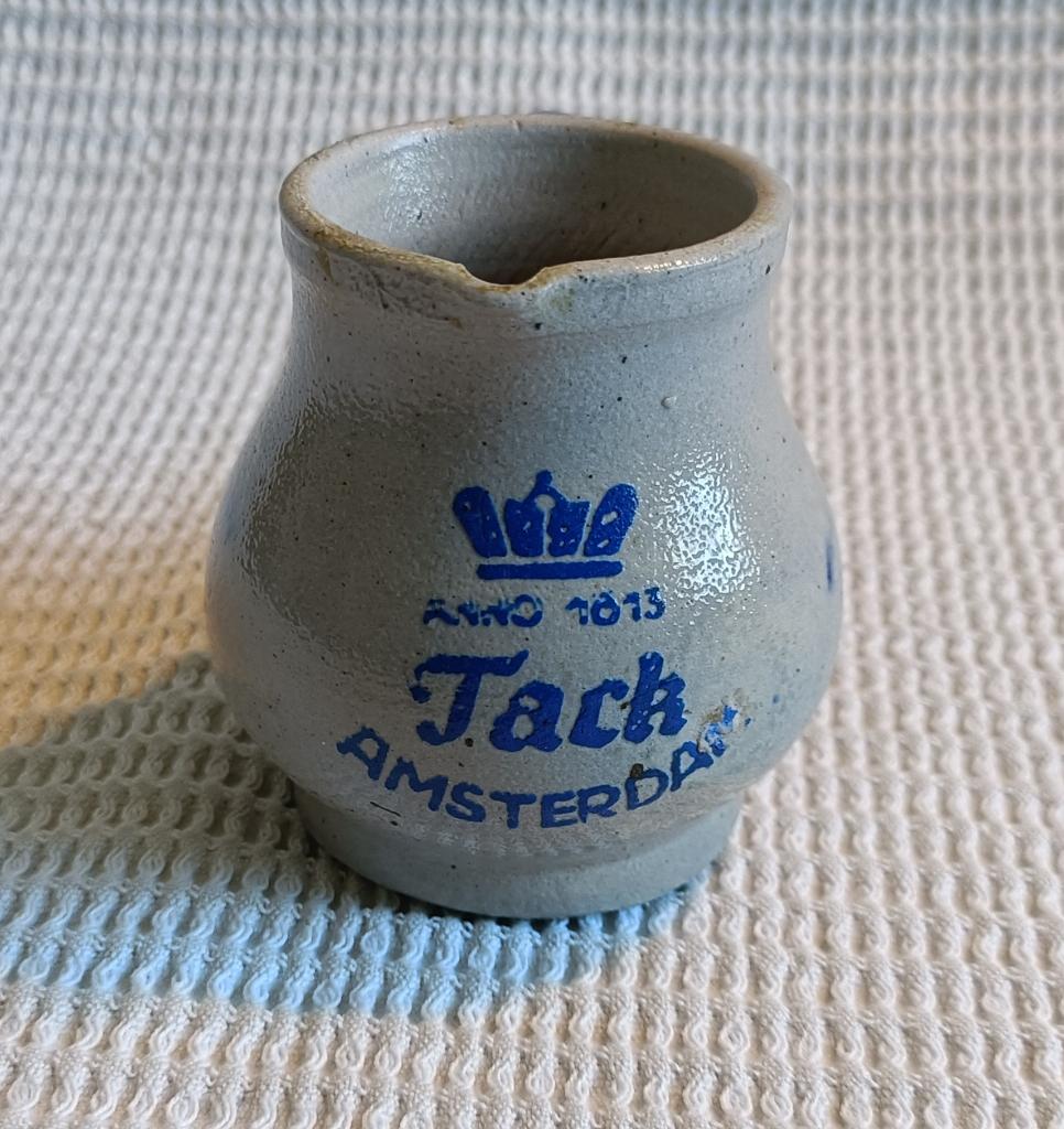 Tack Amsterdam olie? kannetje, Antiek en Kunst, Ophalen of Verzenden