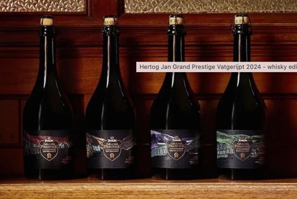Hertog Jan Grand Prestige Vatgerijpt 2024, Whiskey editie, Ophalen of Verzenden, Nieuw, Flesje(s), Hertog Jan