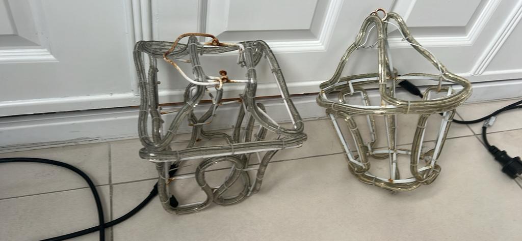 2 herten 2 verlichting, Ophalen of Verzenden