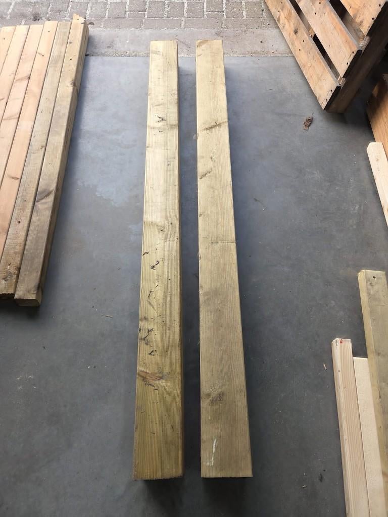 Hout, Ophalen, Gebruikt, 250 tot 300 cm, 50 mm of meer