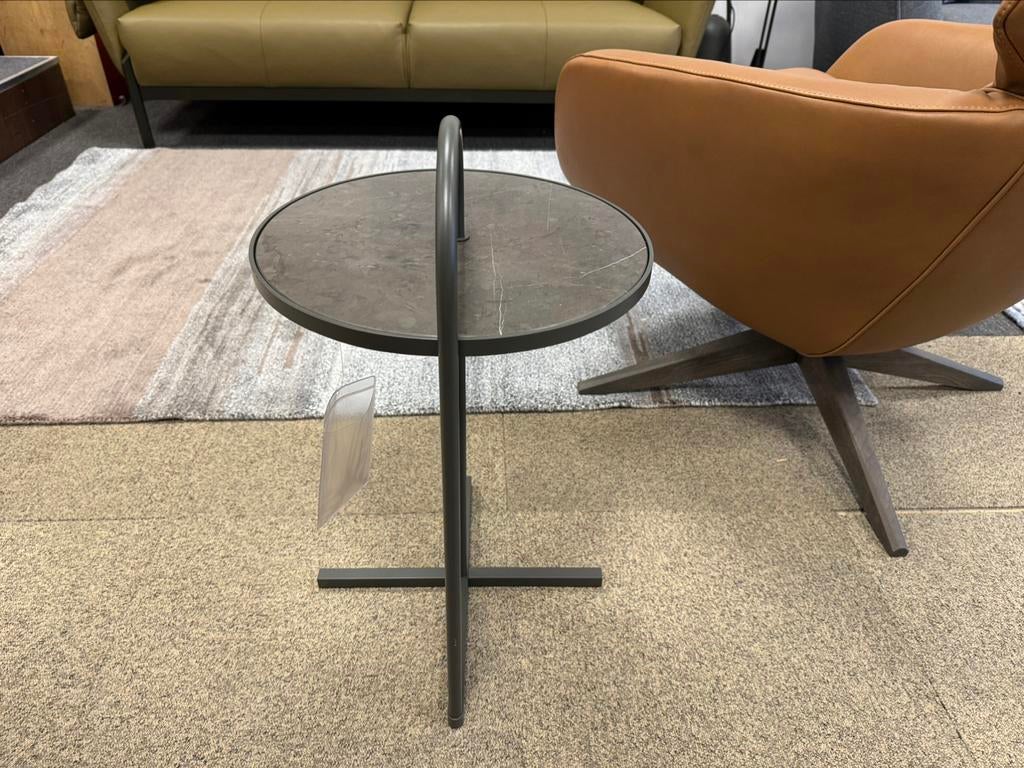Nieuw Rolf Benz 902 Bijzettafel natuursteen Design Tafel, Minder dan 45 cm, Minder dan 55 cm, Nieuw, Ophalen of Verzenden