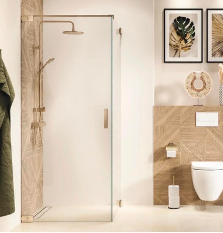 Douchewand Sealskin Pure - Nieuwprijs €550,-, Ophalen, 100 tot 150 cm, 200 cm of meer, 75 cm of meer